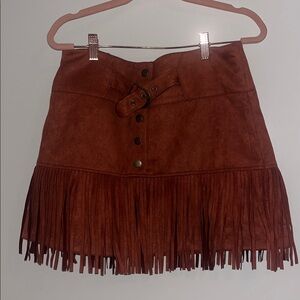 Forever 21 Rust Mini Skirt